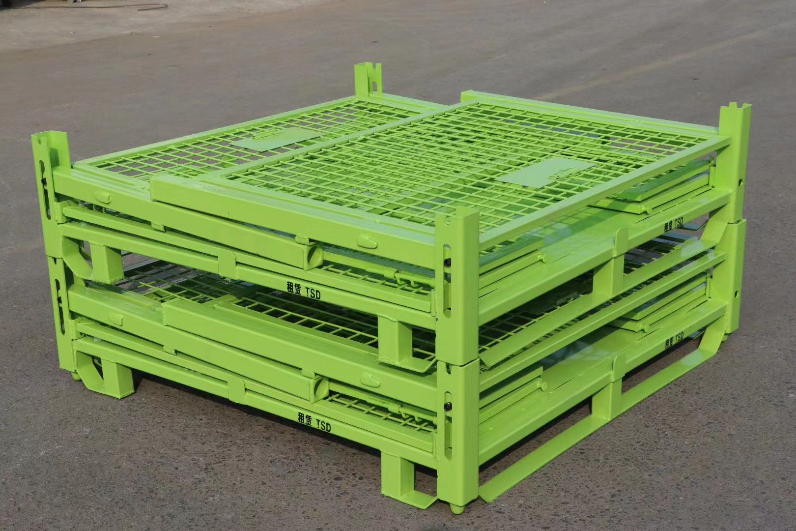 Wire Folding Half Drop Gitterbox Cage Mesh Container Stillage Container